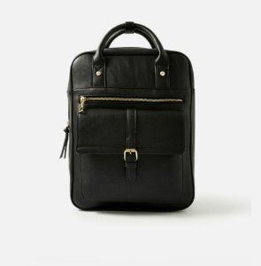 Classic Zip Around Backpack-Black