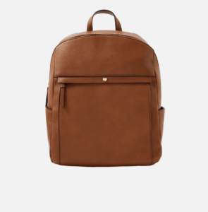 Classic Zip Around Backpack-Brown